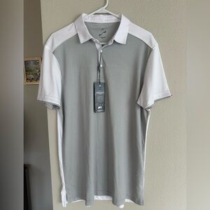 Head Men's Polo Shirt in Gray and White